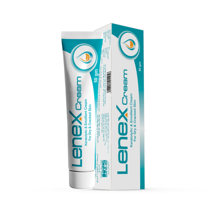 Lenex Cream for all kinds of skin fissures, cracks, roughness & skin dryness.