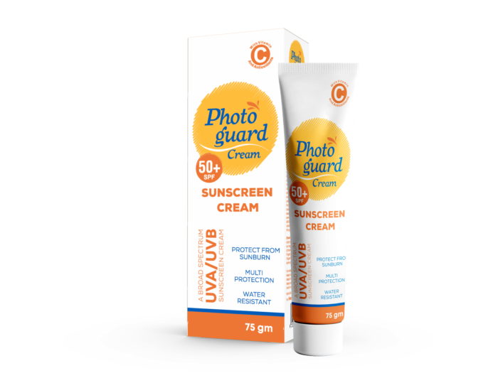 Photoguard innovative formula will make you get protected from the harmful UVA/UVB sun rays which cause skin damage and fast aging.