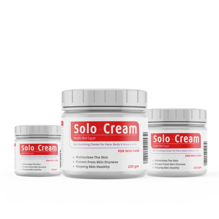 Solo Cream for diaper rash, skin protection, and hydration