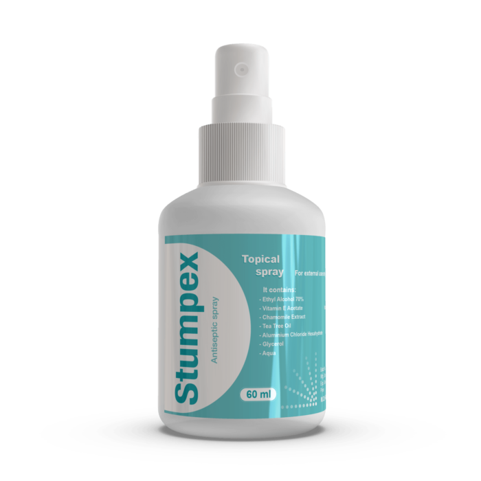 Stumpex Antiseptic Spray: 70% Alcohol for Wound Care & Sterilization